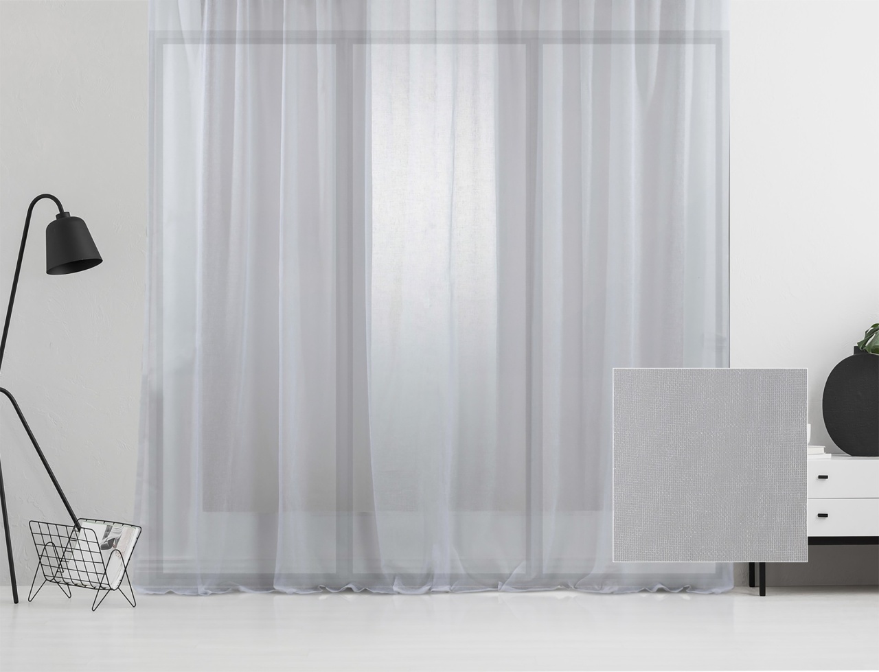 Perdea AS-10305 Alb 140x245 cm - 2 | YEO