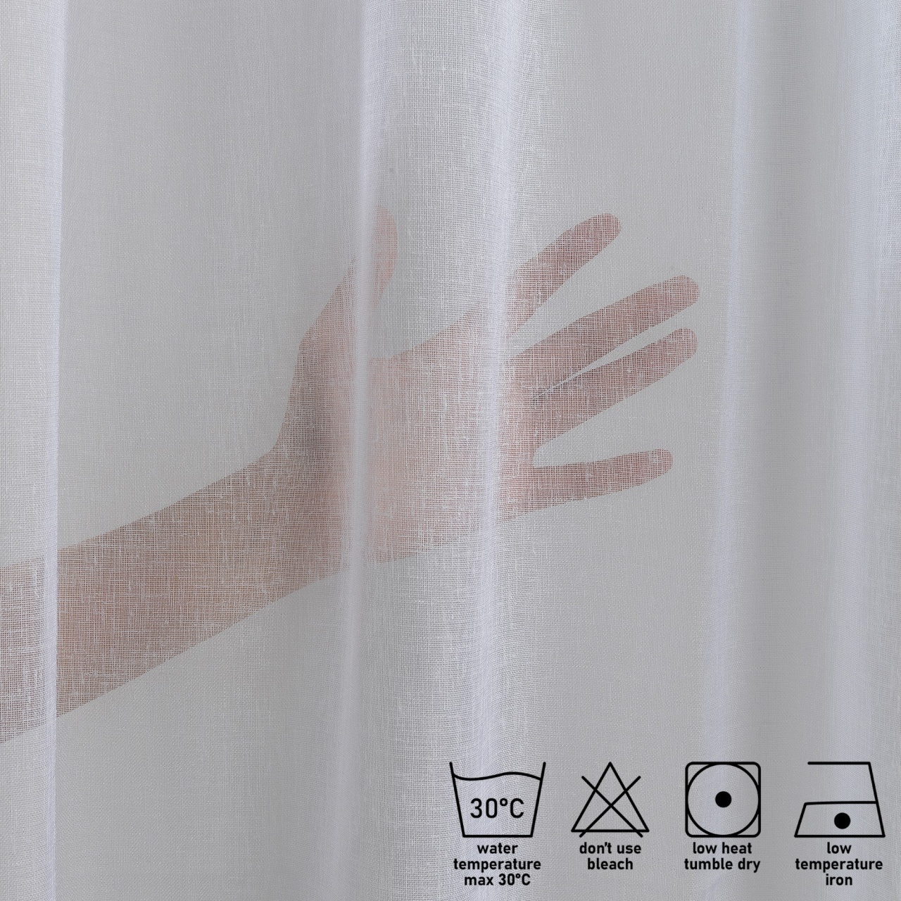 Perdea AS-10305 Alb 140x245 cm - 4 | YEO