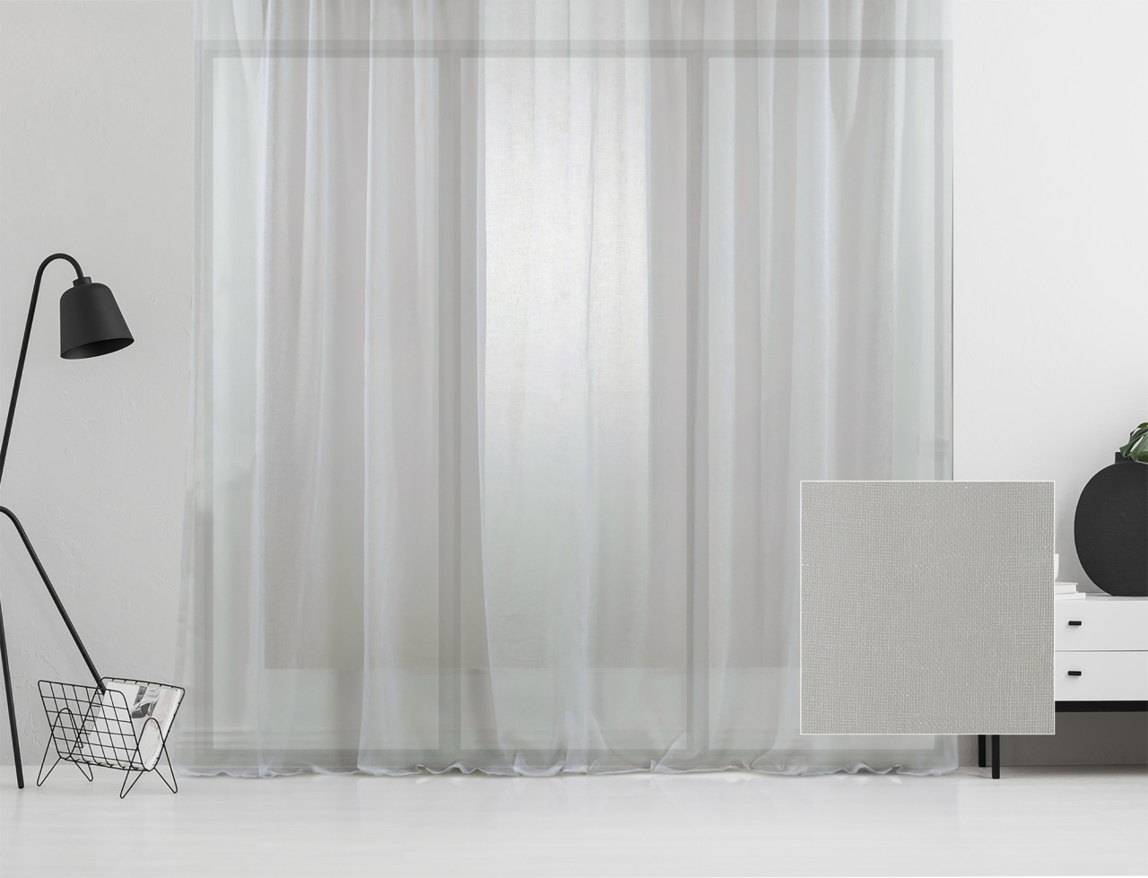 Perdea AS-10305 Alb 140x245 cm - 2 | YEO