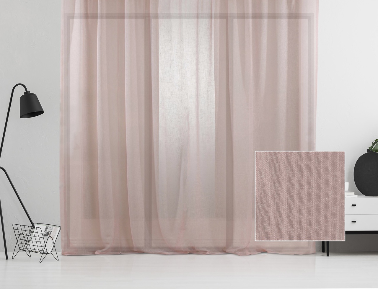 Perdea AS-10305 Roz 140x500 cm - 2 | YEO