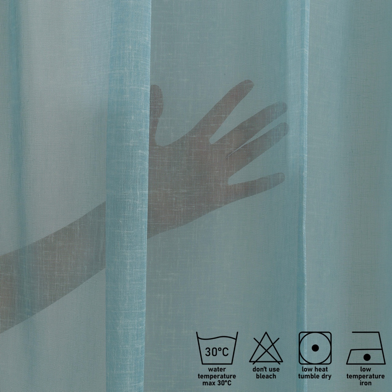 Perdea AS-10305 Turcoaz 140x350 cm - 4 | YEO