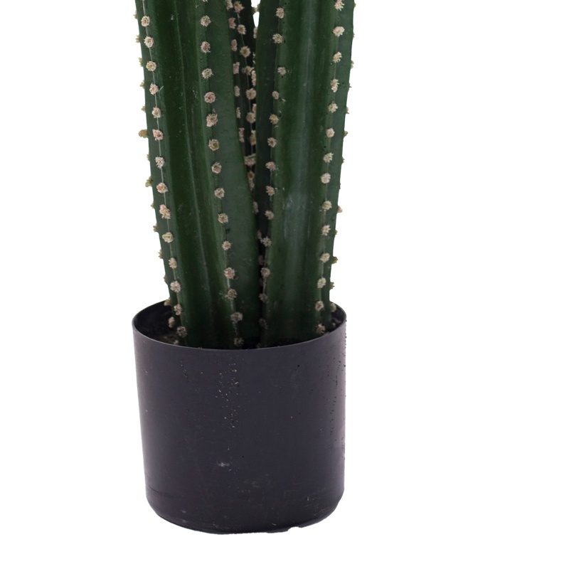 Planta decorativa Cactus III in ghiveci plastic PP verde 85 cm - 2 | YEO