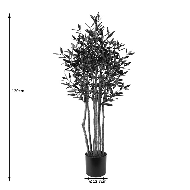 Planta decorativa cu ghiveci Olia Verde 52x52x120 cm