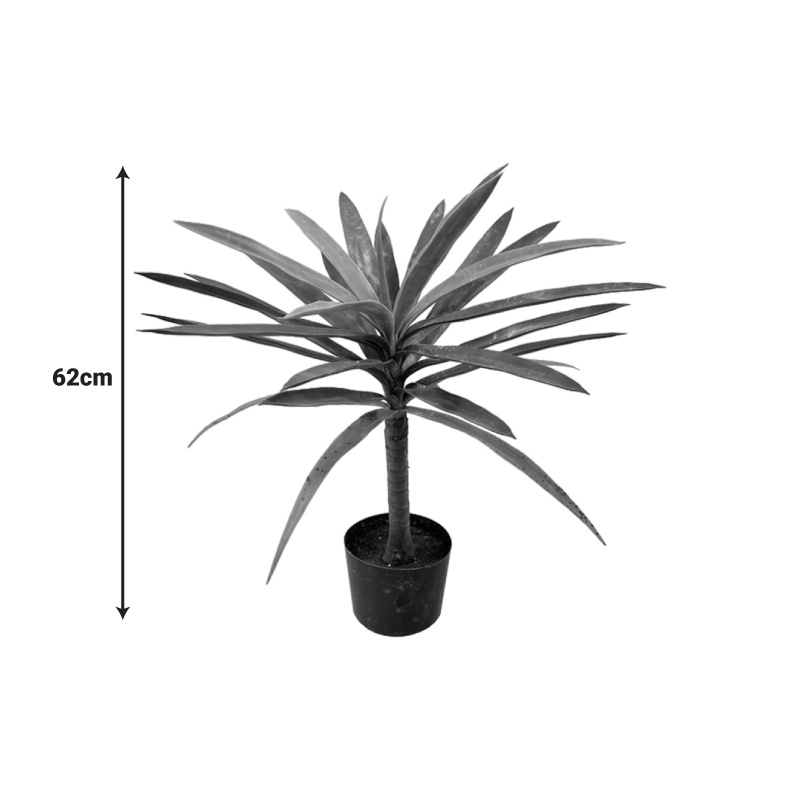 Planta decorativa Dracaena Verde 62 cm