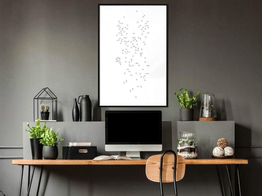 Poster - Connect the Dots, cu Ramă neagră, 20x30 cm - 1 | YEO