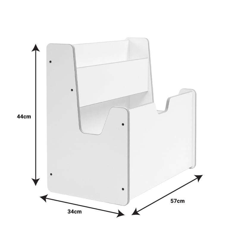 Raft Crane alb MDF 57x34x44 cm