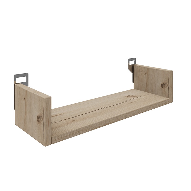 Raft de perete Derva, Pako World, Stejar, 45x15x10 cm