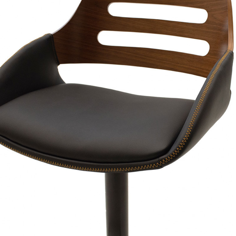 Scaun Bar Fern Negru - 4 | YEO