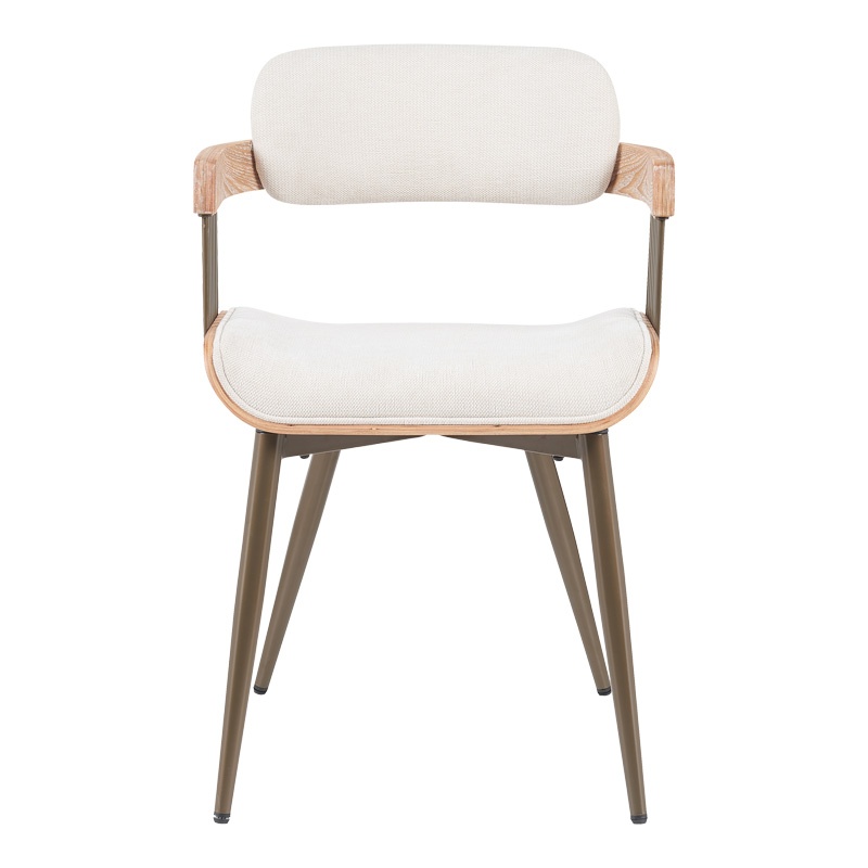 Scaun cu brate Cameo Bronz 53x49.5x75.5 cm - 3 | YEO