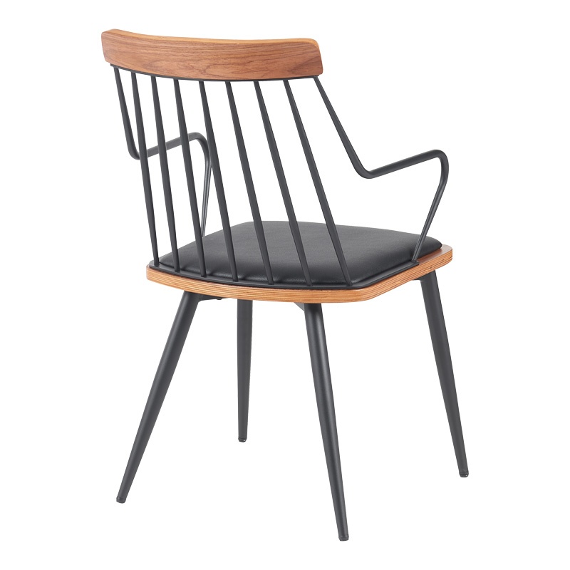 Scaun cu brate Posse Negru 52x59x83 cm - 1 | YEO