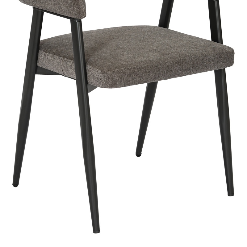 Scaun cu brate Sezan Gri inchis 56x55x78 cm