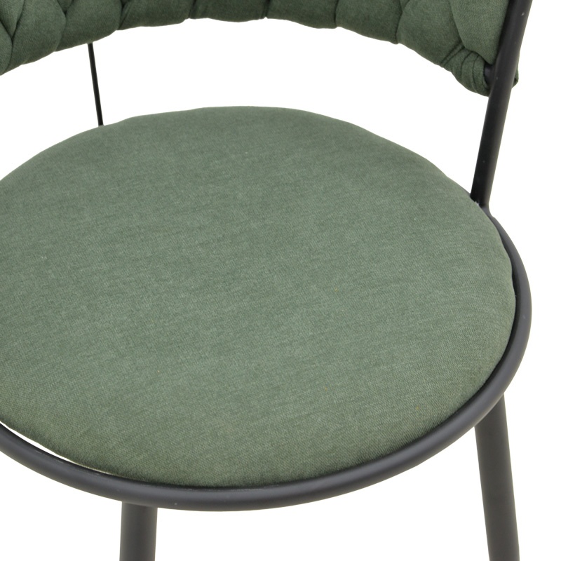 Scaun de bar Alkia I Kaki 50x56x95 cm