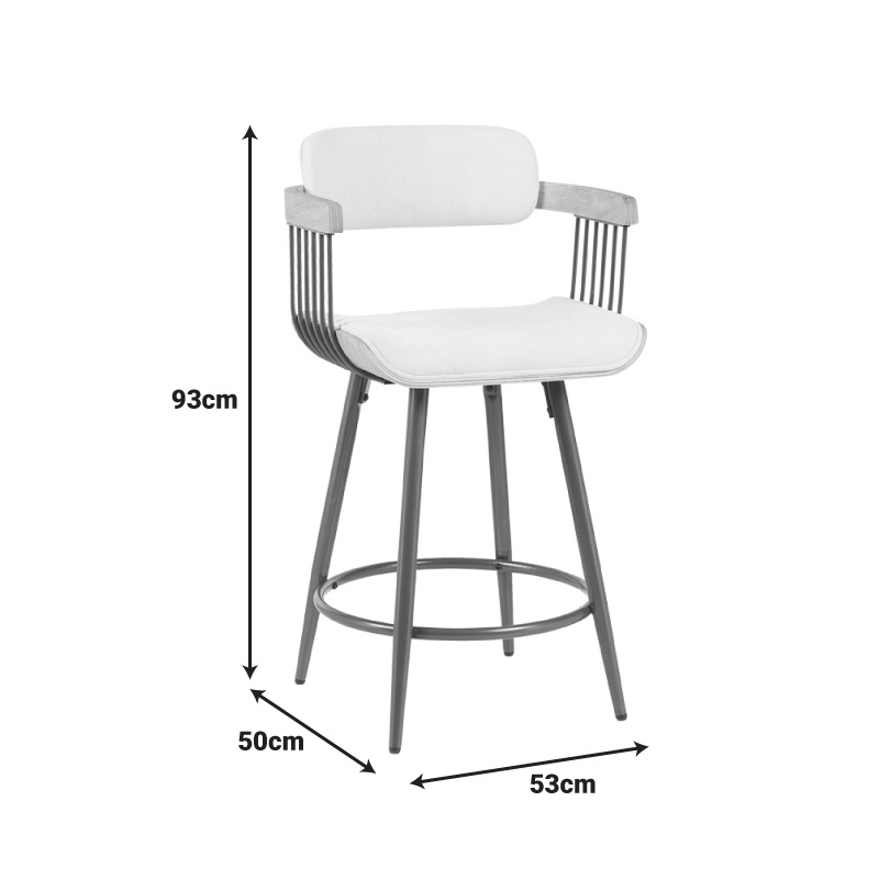 Scaun de bar Cameo Bronz 53x50x93 cm