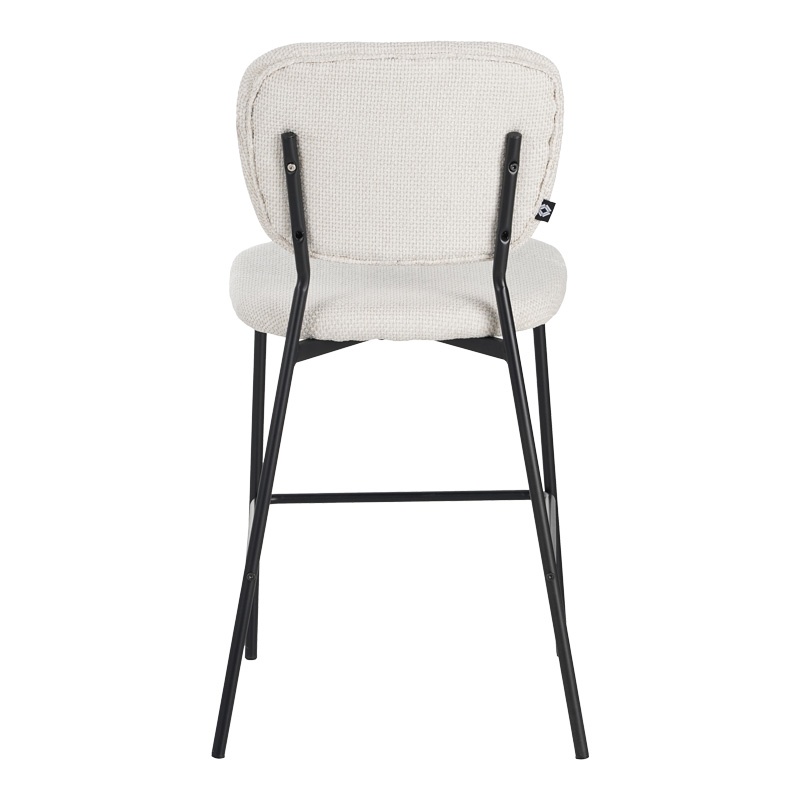 Scaun de bar Cathair, Pako World, Bej, 48x54x100 cm - 4 | YEO