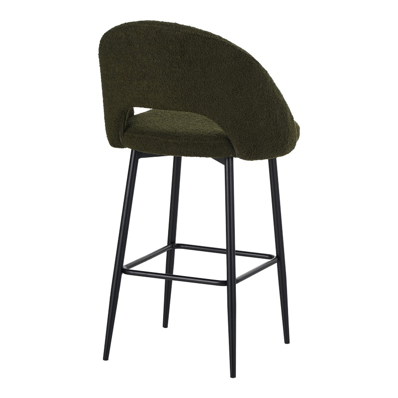 Scaun de bar Masebo, Pako World, Verde, 48x52x97 cm - 1 | YEO