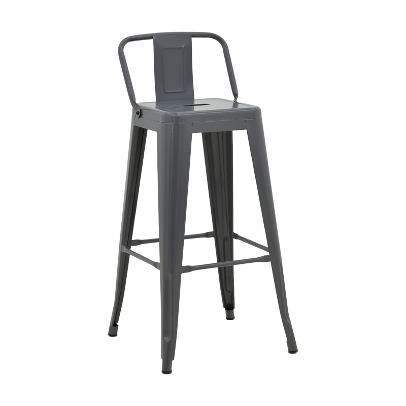 Scaun de bar Utopia Gri 42x42x86 cm