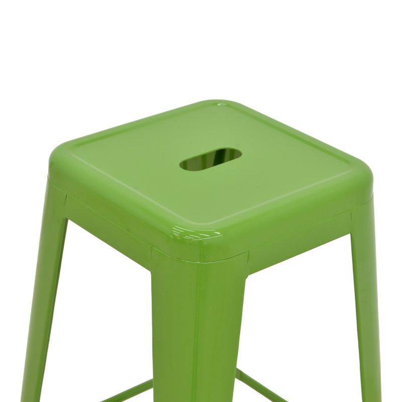 Scaun de bar Utopia Verde 42x42x76 cm - 3 | YEO