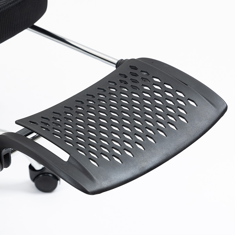 Scaun de birou manager cu suport pentru picioare Titan Premium Quality tesatura de calitate superioara - plasa neagra - 3