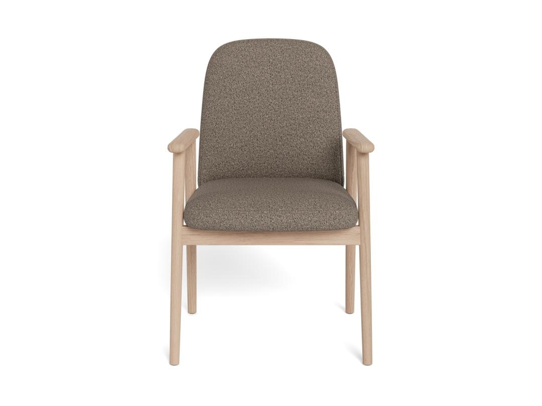 Scaun dining Calvin, Gri, 88x55x60 cm - Imagine 4