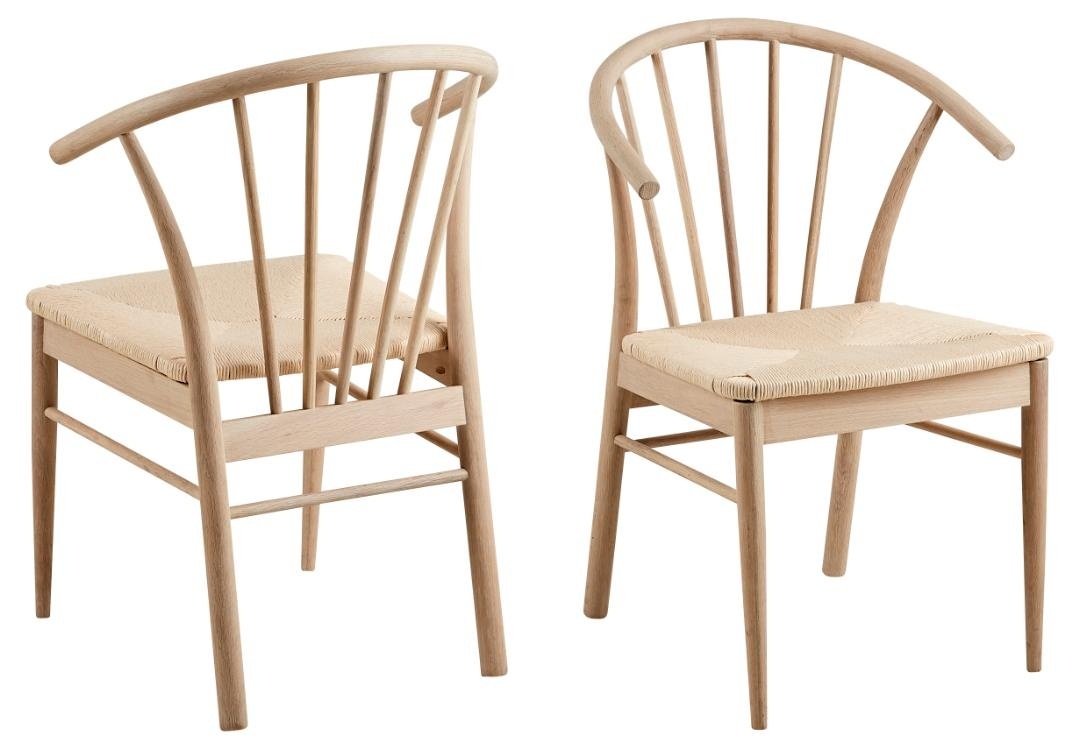 Scaun dining Cassandra, Alb, 83x54x54 cm - Imagine 3