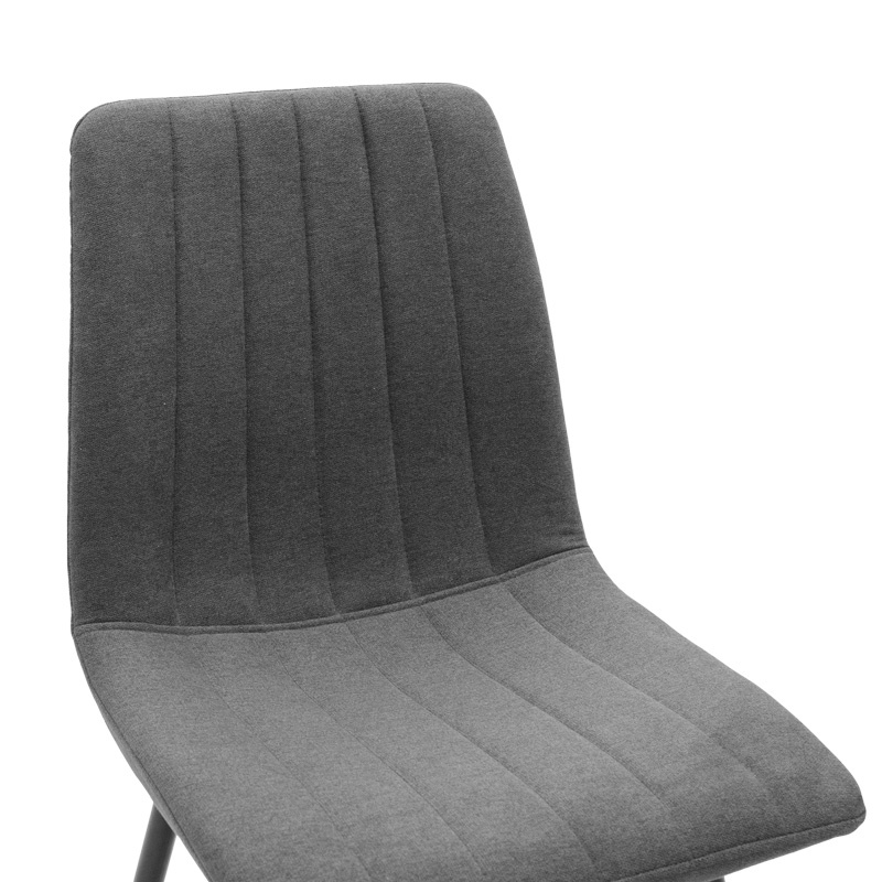 Scaun Noor, Pako World, Catifea, Gri, 44x53x86 cm - 4 | YEO