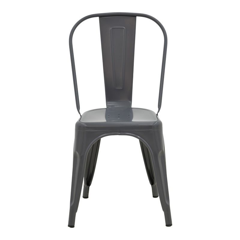 Scaun Utopia Gri inchis 44x44x85 cm - 4 | YEO
