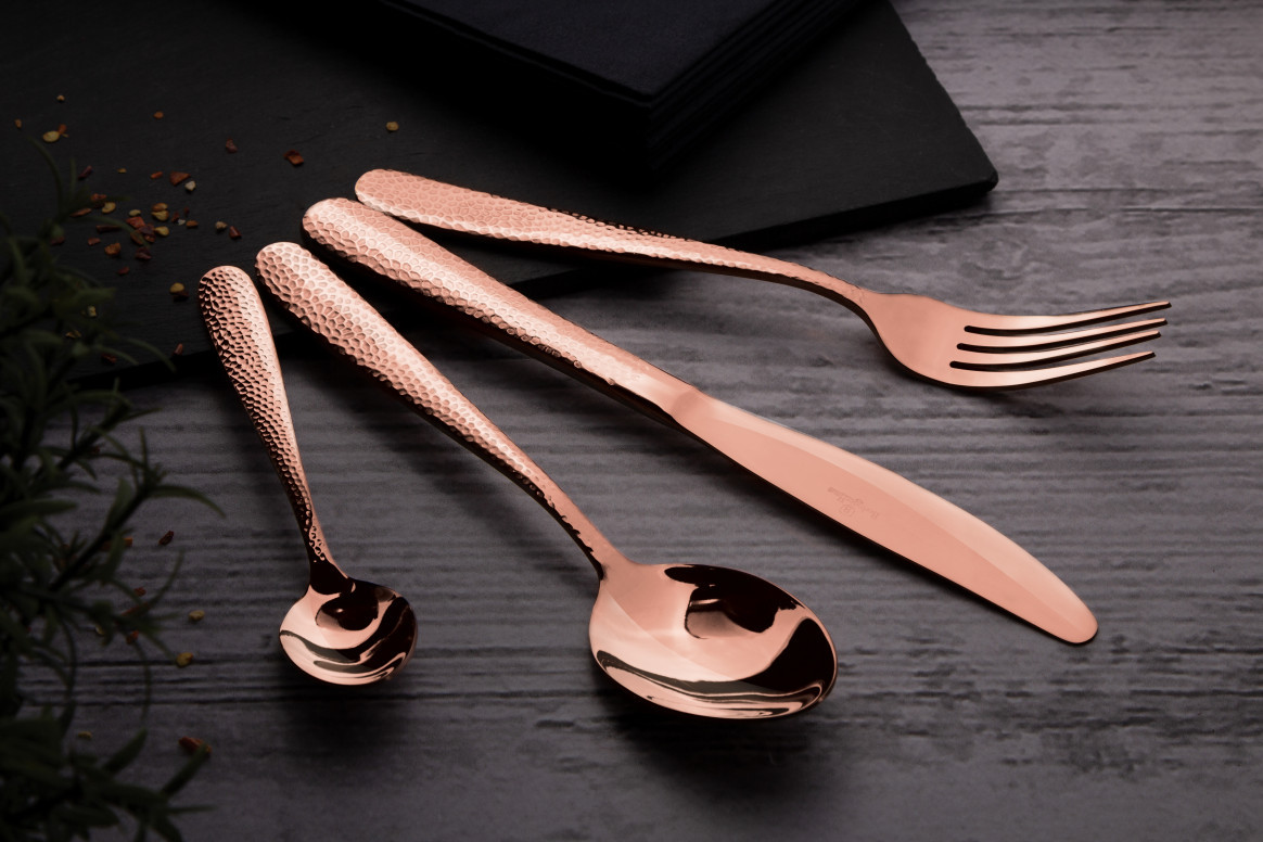 Set 24 tacamuri , Oglinda, Rose Gold