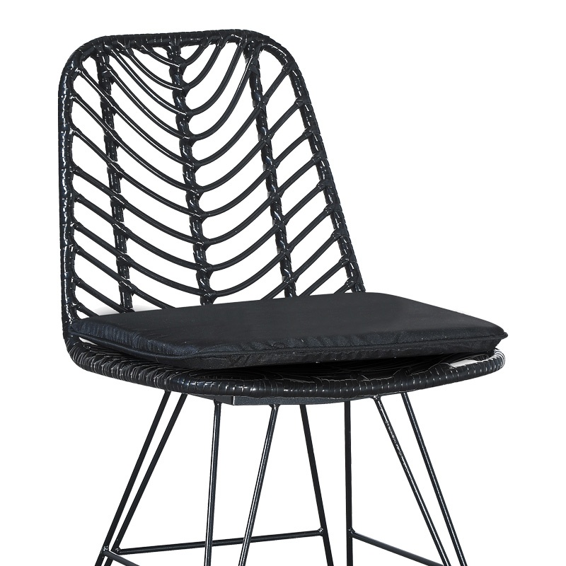 Set 5 mese Kliton-Naoki, Negru, 80x80x74 cm - 3 | YEO