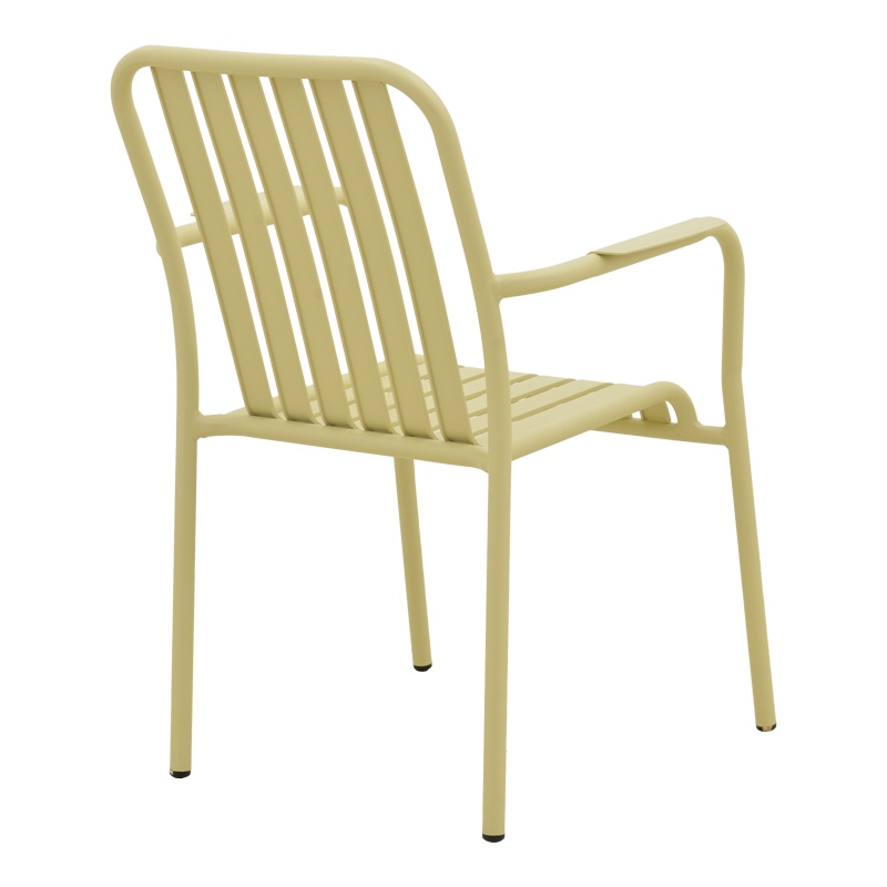 Set 7 masa si scaune gradina, Heven Vista, Champagne, 70x120x72 cm - 4