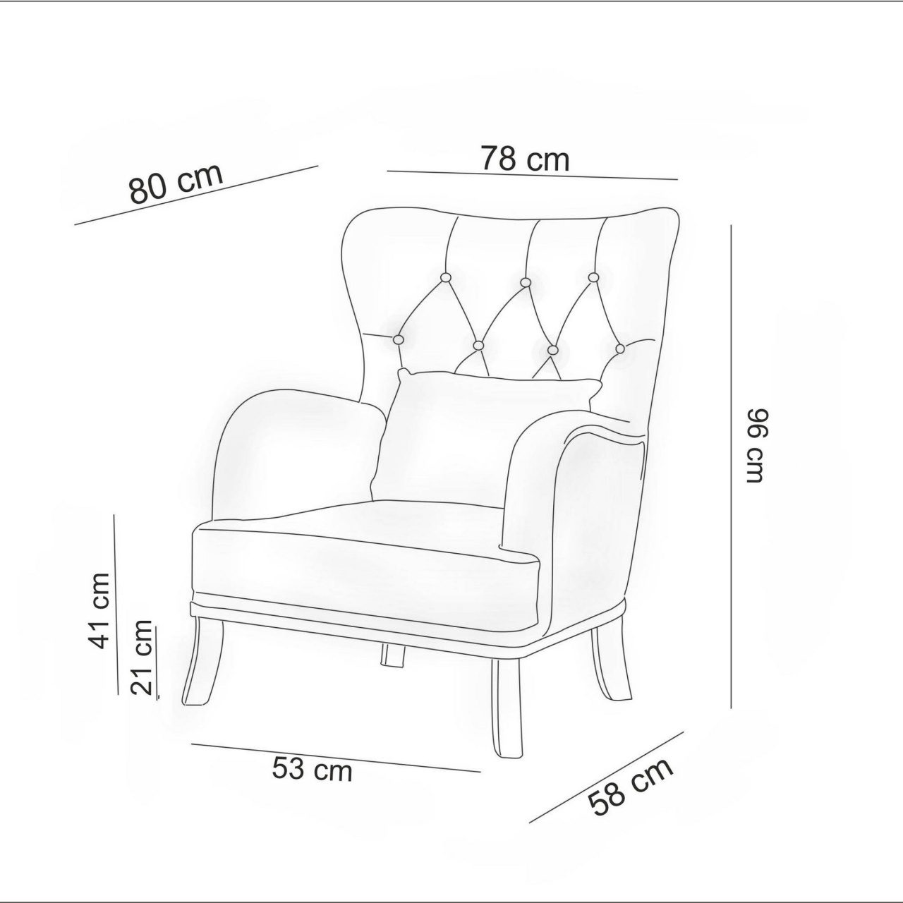 Set canapea extensibilă Marta Albastru 225x85x94 cm