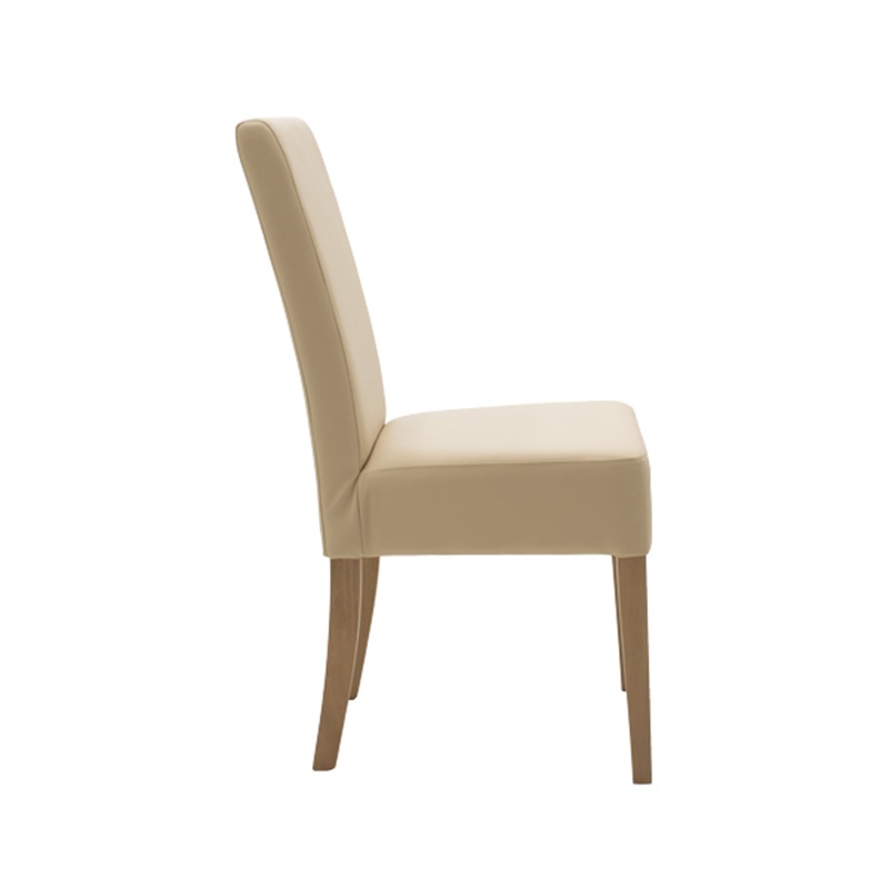 Set de 7 buc masa si scaune Ditta-Winslow din lemn de cauciuc culoare nuc deschis 180x85x75 cm - 3 | YEO