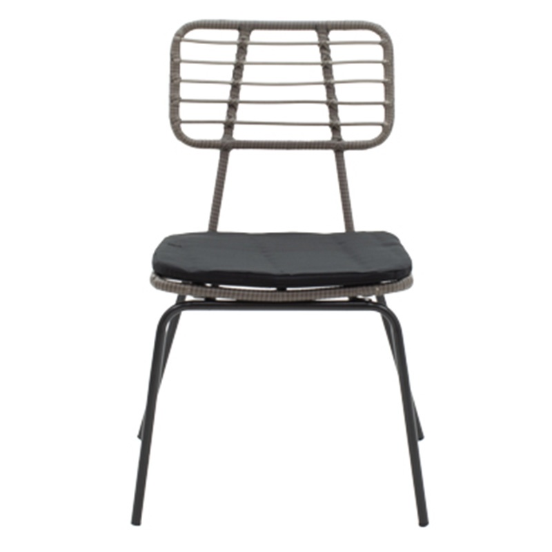 Set masa si scaune 3 buc de gradina Naoki-Kliton B Pako World Antracit 80x80x74 cm - 2 | YEO
