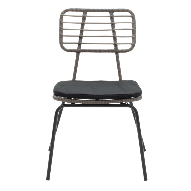 Set masa si scaune 5 buc de gradina Naoki-Kliton B Pako World Antracit 150x80x74 cm - 2 | YEO