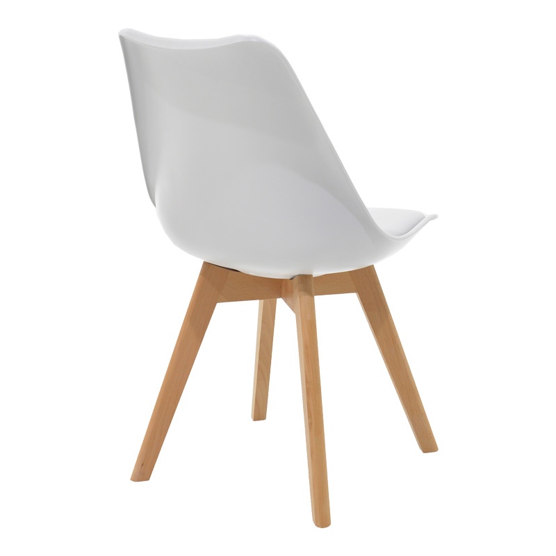 Set masa si scaune 5 piese Manka-Gaston Alb 110x80x77 cm - 2 | YEO