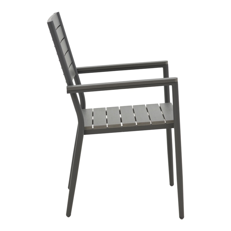 Set masa si scaune 7 buc de gradina Vitality-Kliton Pako World Antracit 150x80x74 cm - 3 | YEO