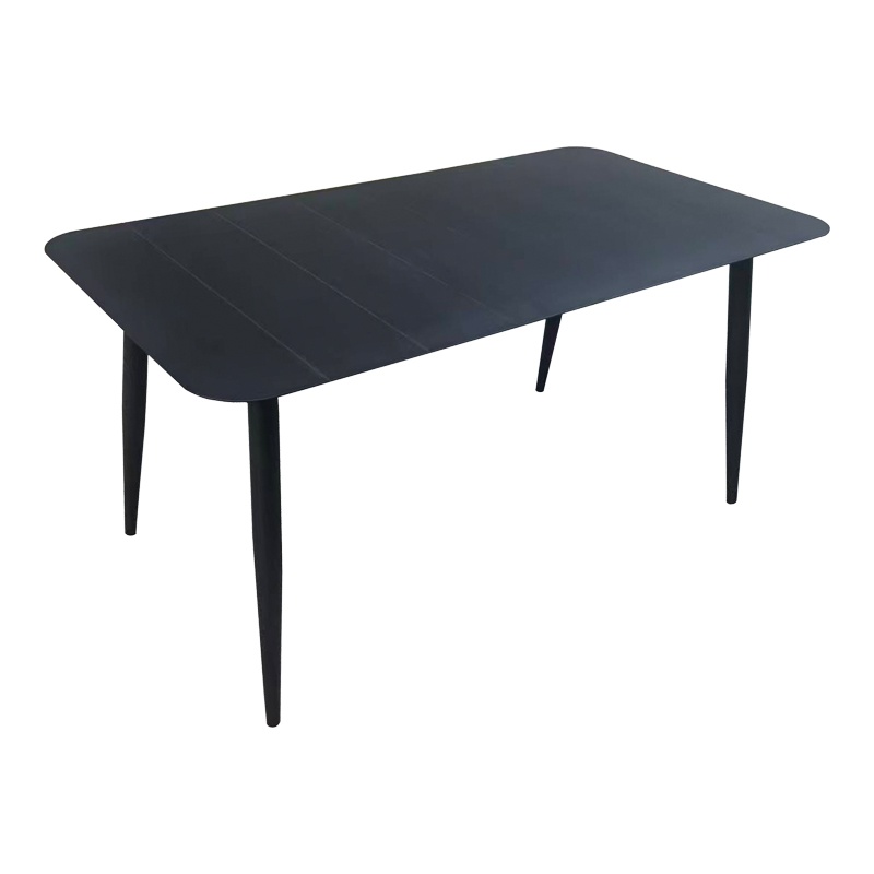Set masa si scaune dining, 5 buc, Heven Vista, Pako, Negru 150x80x72 cm - 5