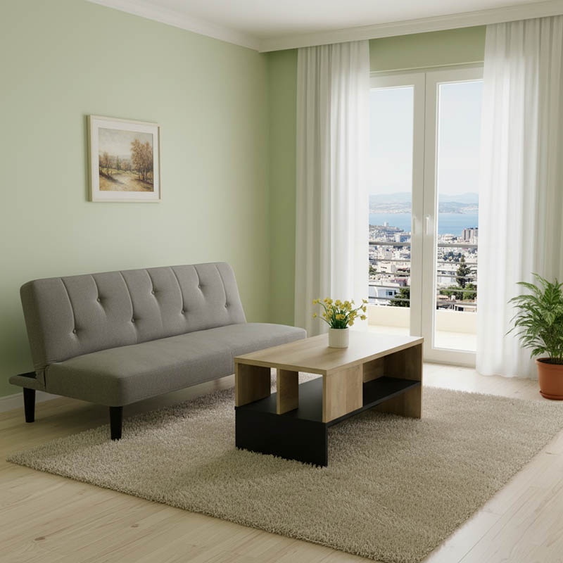 Set mobilier sufragerie 2 buc Ambience Gri inchis 167x77x73 cm