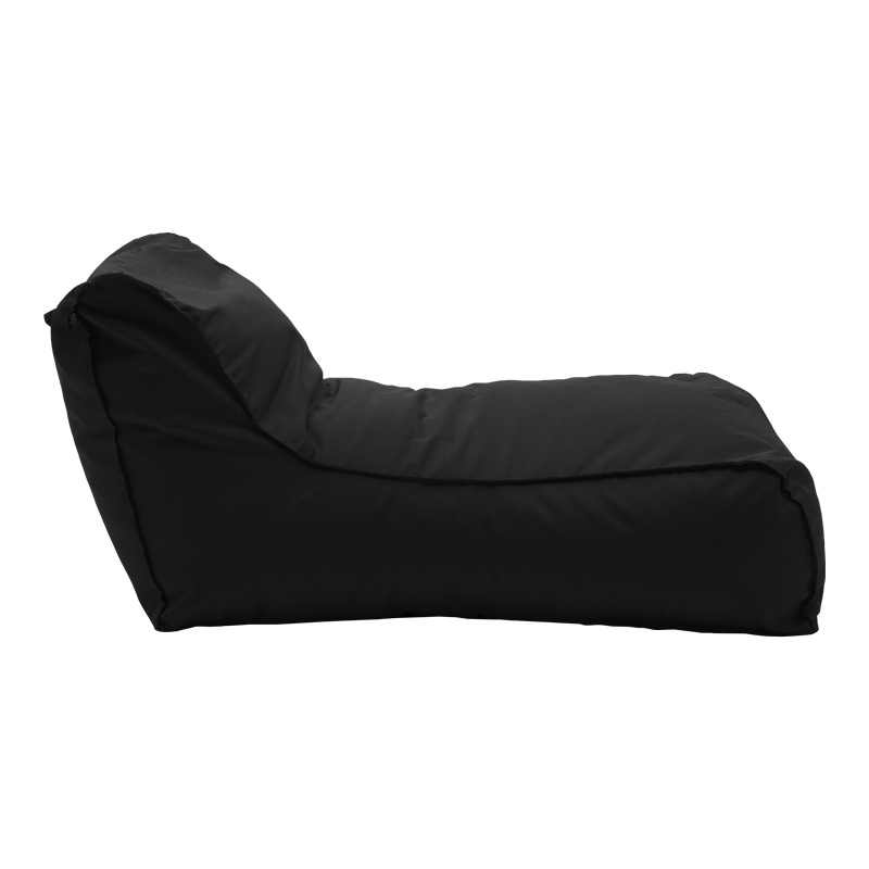 Sezlong puf de gradina Lara Negru 60x150x40 cm - 3 | YEO