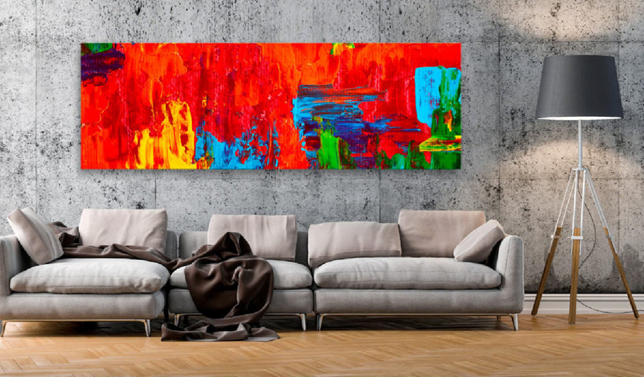 Tablou - Fiery Fantasy 120x40 cm - 1 | YEO