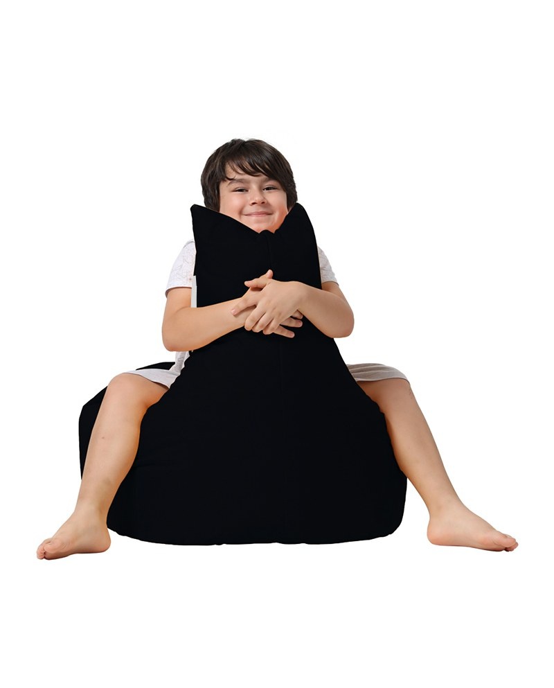Taburet puf beanbag de gradina Baton Negru - 1 | YEO