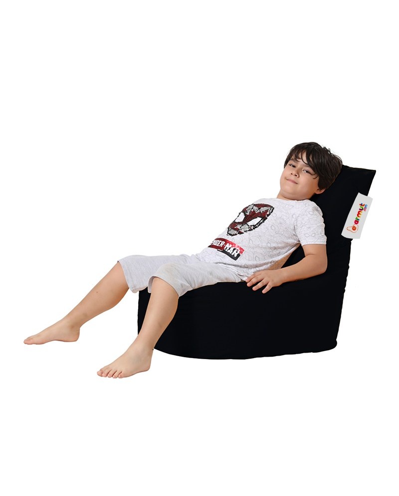 Taburet puf beanbag de gradina Baton Negru - 3 | YEO