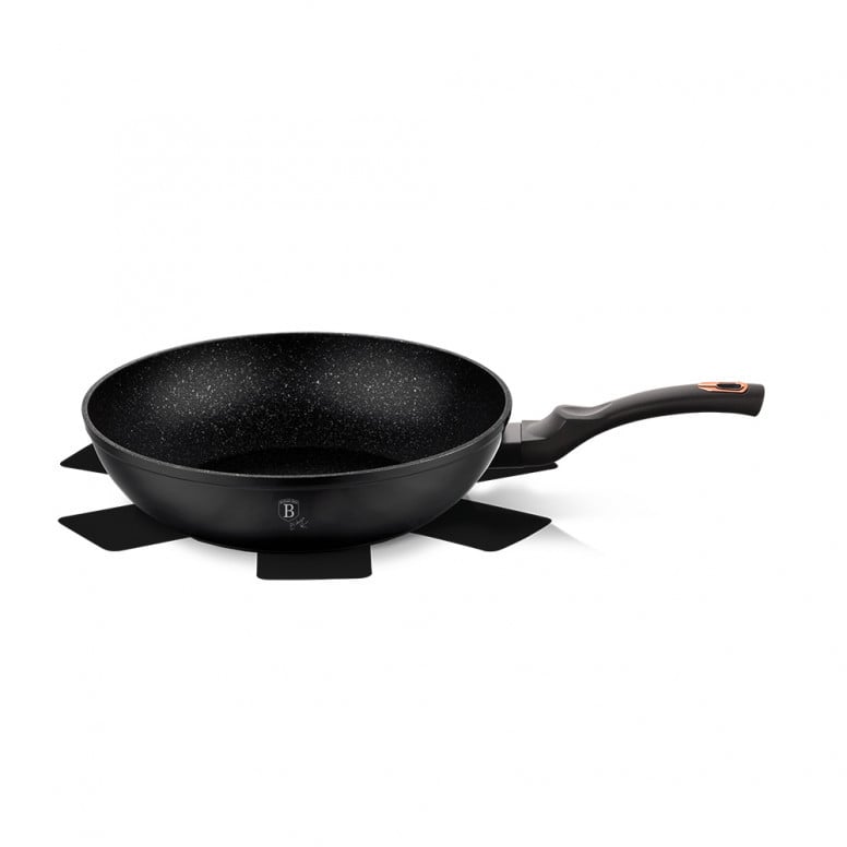 Tigaie Wok, 30 cm, negru Rose Collection - 3 | YEO