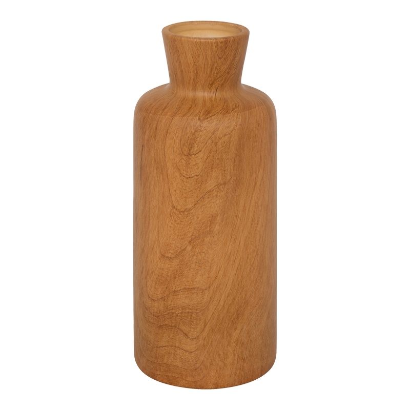 Vaza ceramica Reway, Pako World, Alb, 12x12x30 cm