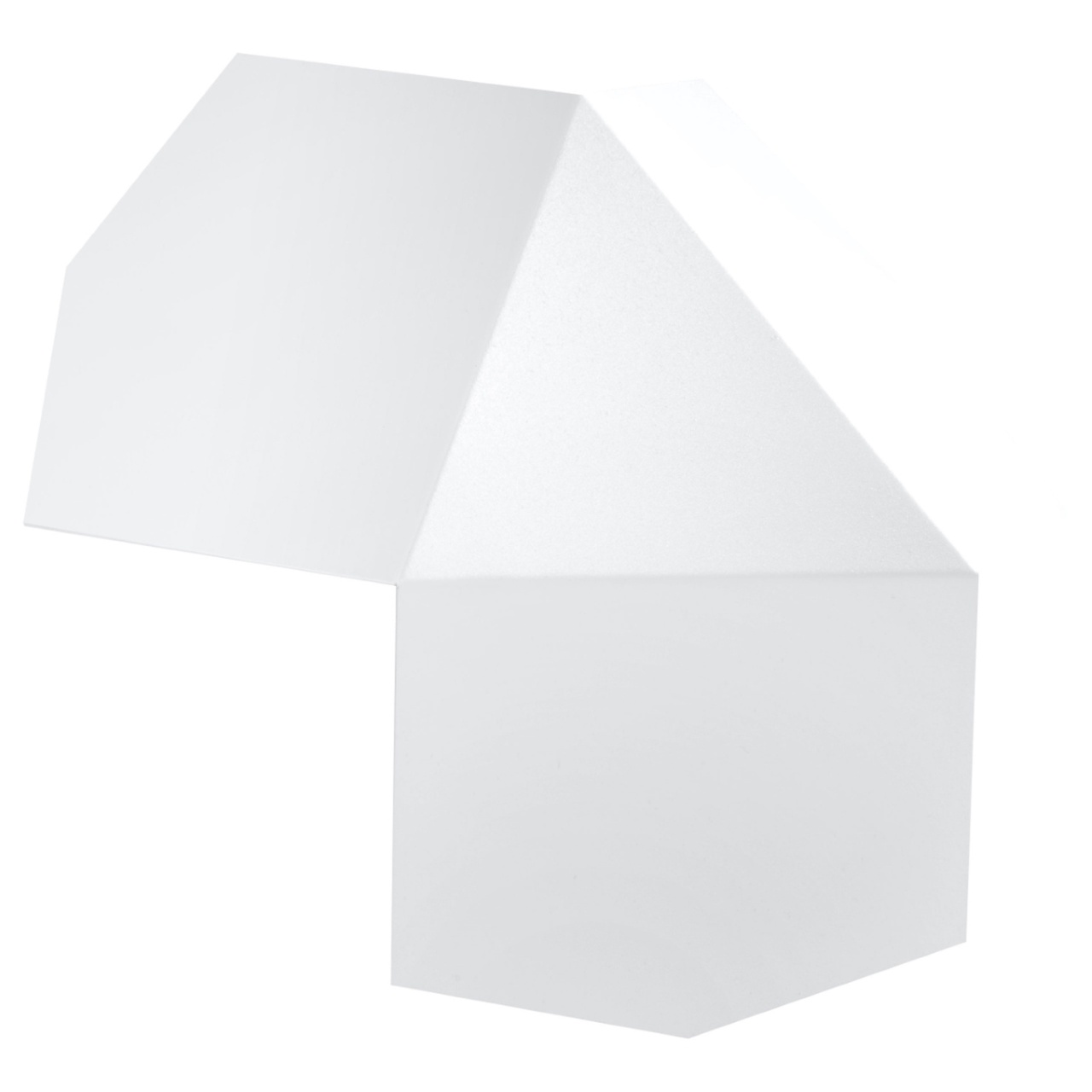 Aplica perete Tre Alb 30x30x8 cm