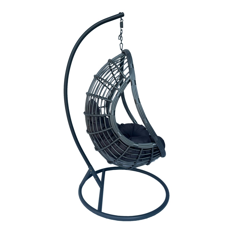 Balansoar Cungo, Pako World, Ratan, Gri, 125x105x195 cm - 3 | YEO