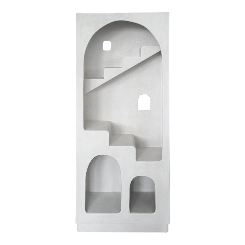 Biblioteca, Boolten, Pako, Alb 80x38x190 cm - 3