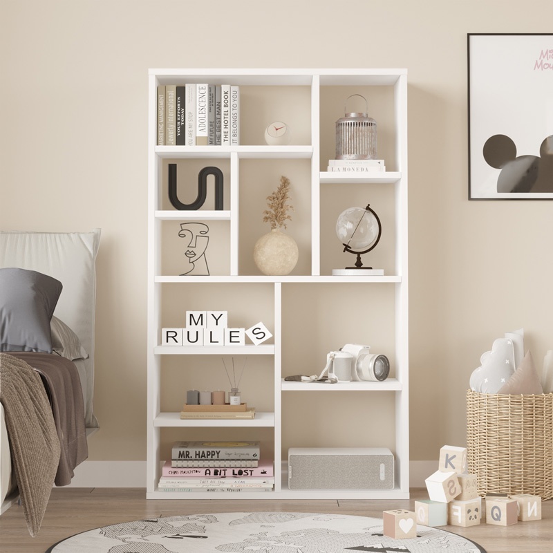 Biblioteca Boteca, Pako World, 10 locuri, Alb, 75x22x123 cm - 2 | YEO