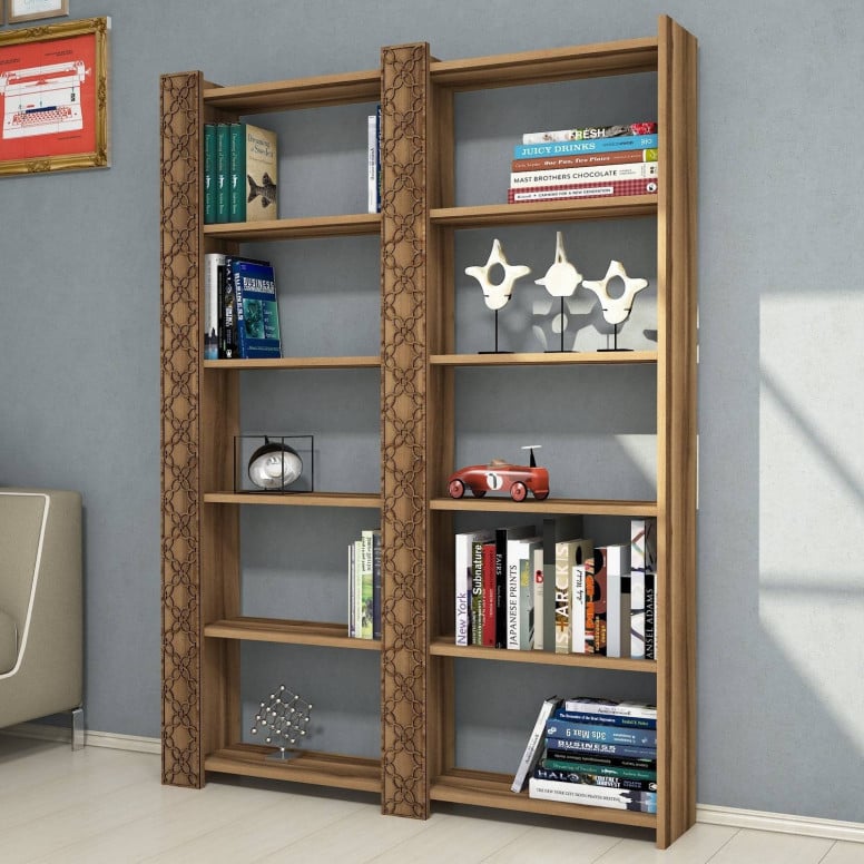 Biblioteca City 2 - Walnut, Walnut