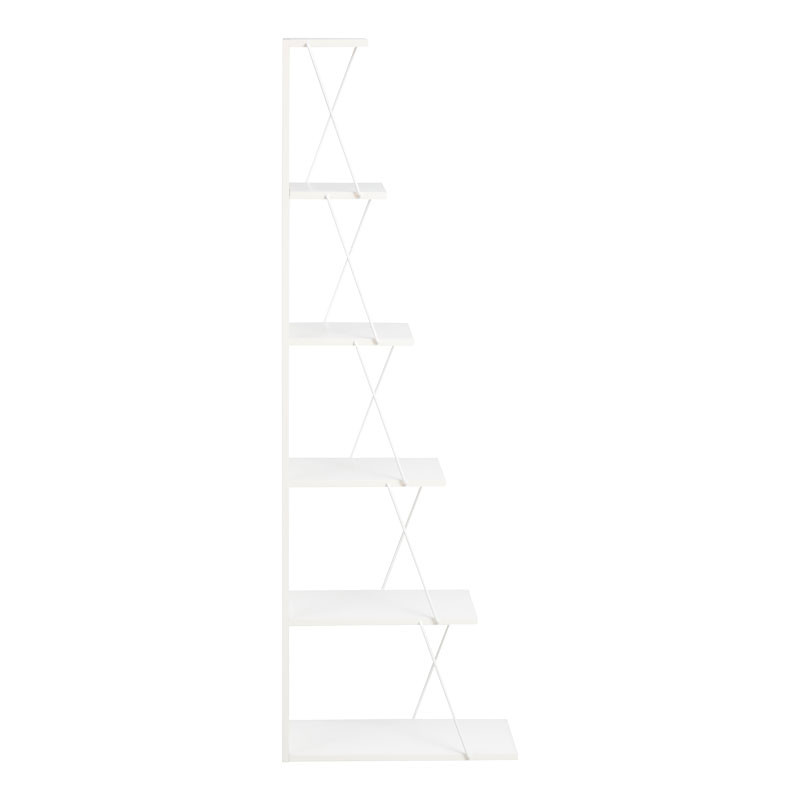 Biblioteca mini Tars alb 50x22x150cm - 2 | YEO