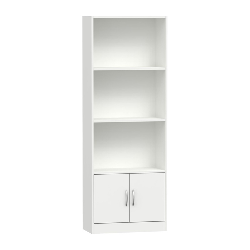 Biblioteca Negan Pako World Alb 60x29x166 cm